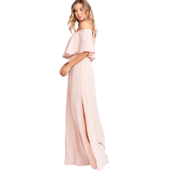 Show Me Your Mumu Hacienda Maxi Dress Dusty Blush - Picture 3 of 9